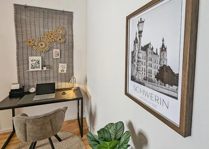 公寓 Wohnglueck Direkt Am Pfaffenteich 什未林